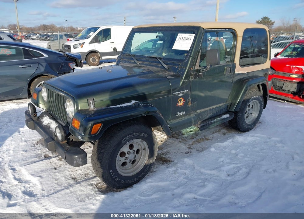 1998 JEEP WRANGLER SAHARA VIN: 1J4FY49S4WP774891