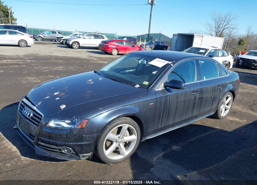 2012 AUDI A4 VIN: WAUFFAFL6CN018250