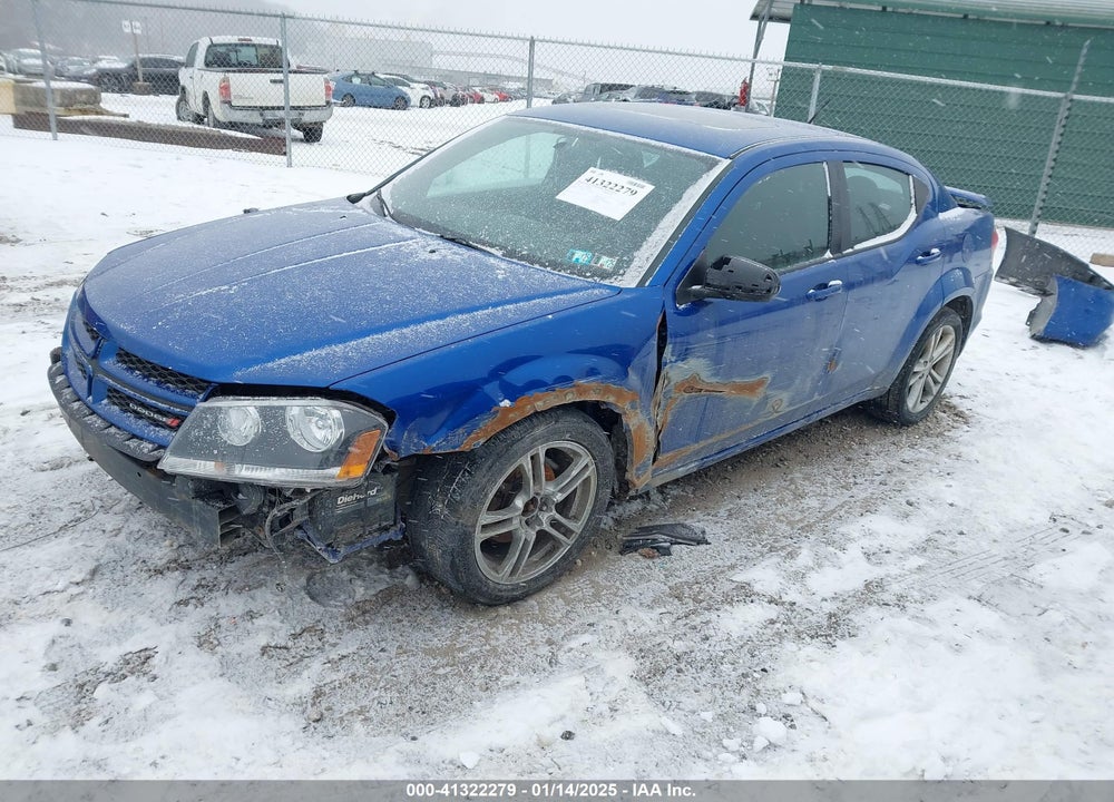 2014 DODGE AVENGER VIN: 1C3CDZCG7EN160258