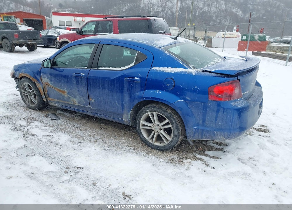 2014 DODGE AVENGER VIN: 1C3CDZCG7EN160258