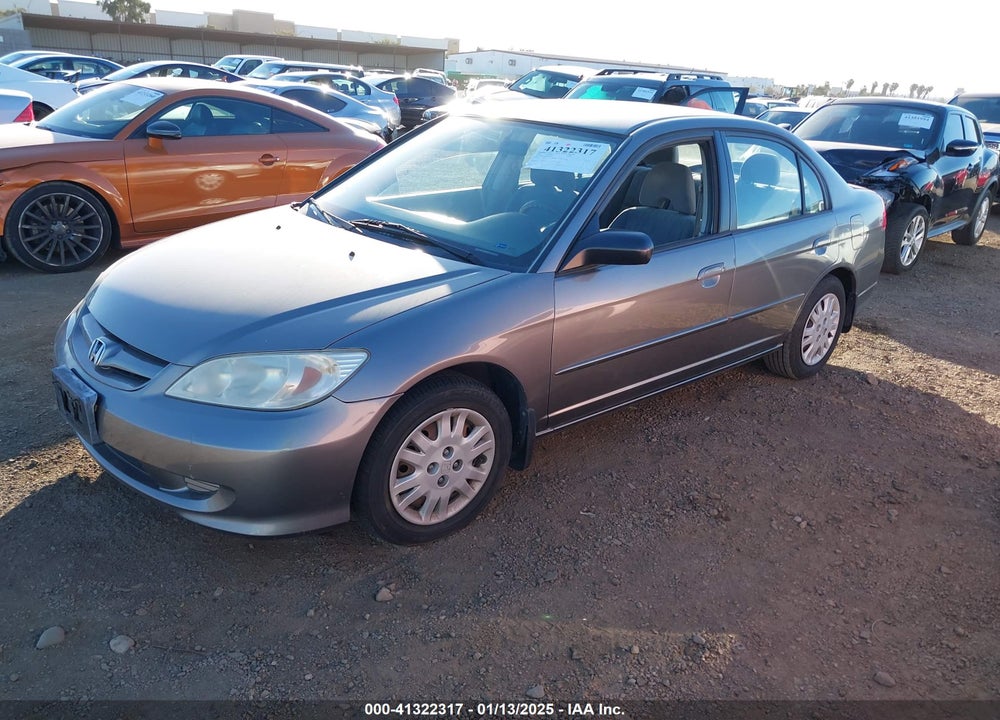 2004 HONDA CIVIC LX VIN: 2HGES16544H594703