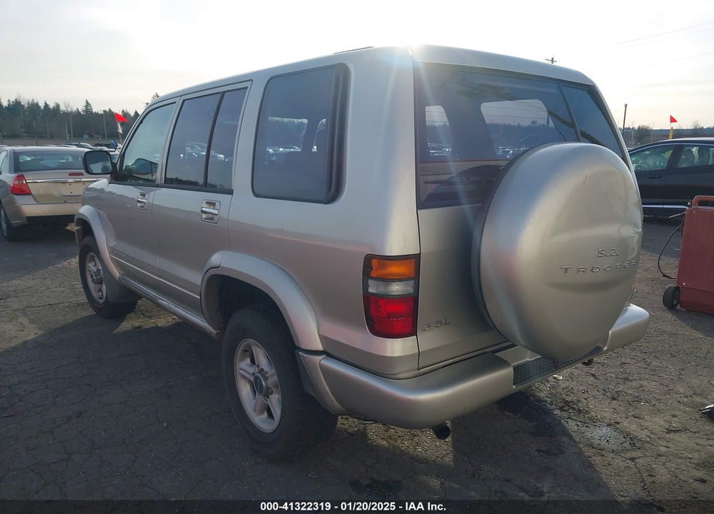 1999 ISUZU TROOPER S VIN: JACDJ58X6X7926724