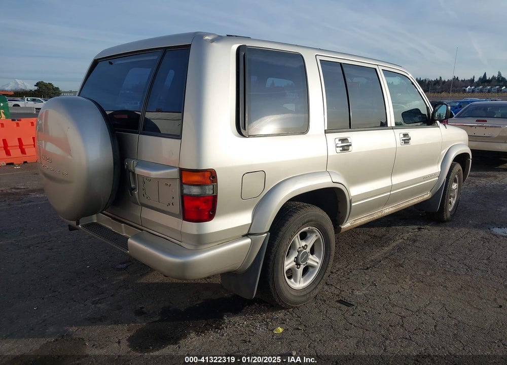 1999 ISUZU TROOPER S VIN: JACDJ58X6X7926724