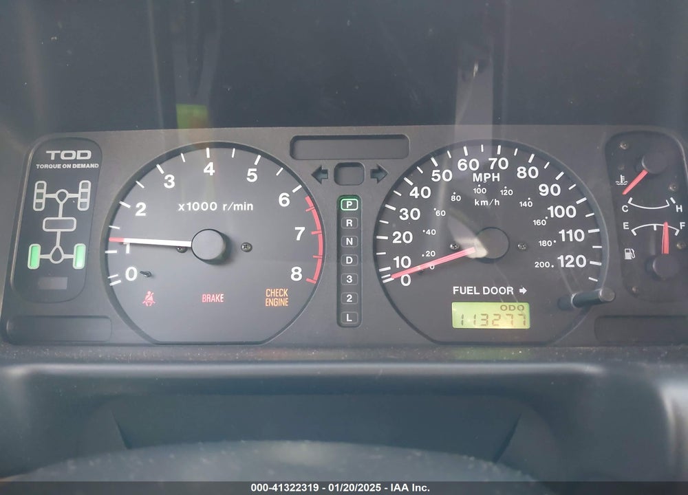 1999 ISUZU TROOPER S VIN: JACDJ58X6X7926724