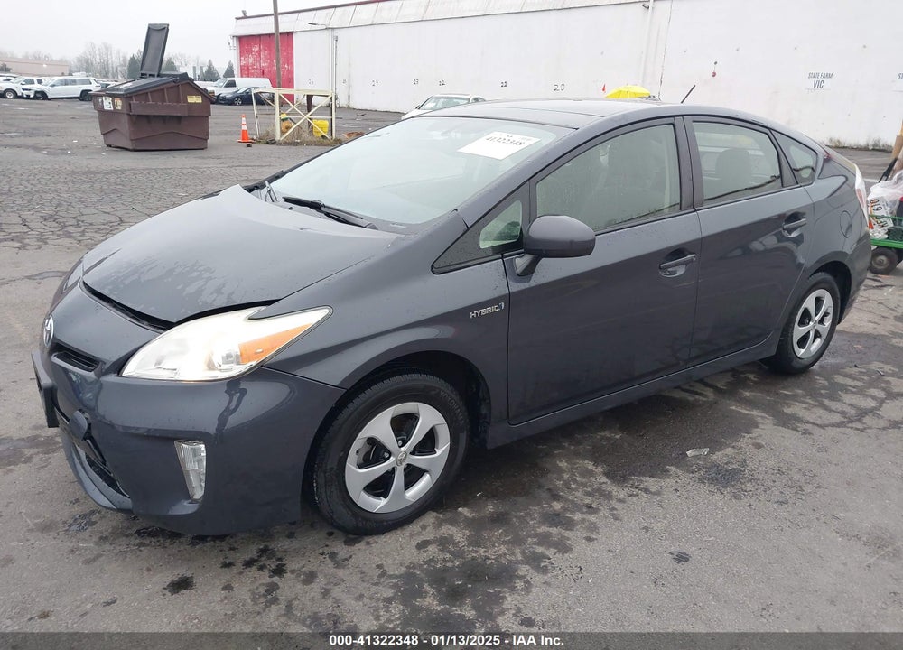 2012 TOYOTA PRIUS THREE VIN: JTDKN3DU3C1512200