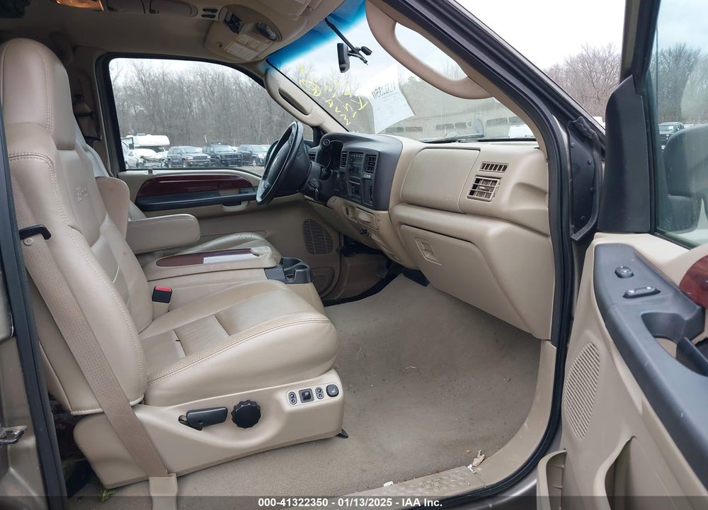 2005 FORD EXCURSION LIMITED VIN: 1FMNU43S25ED44885
