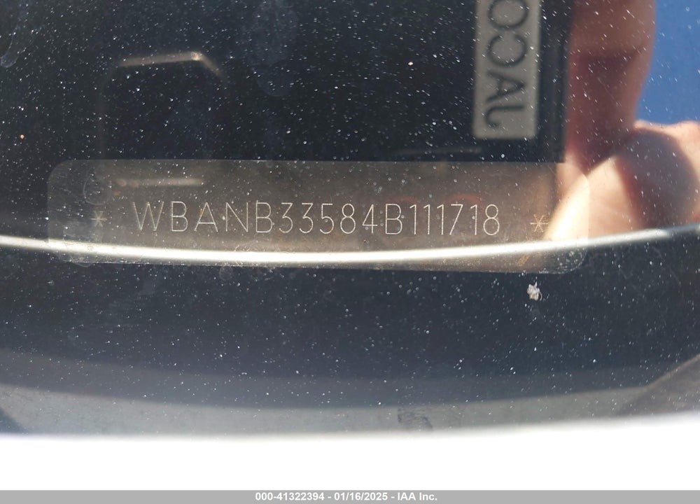 2004 BMW 545I VIN: WBANB33584B111718