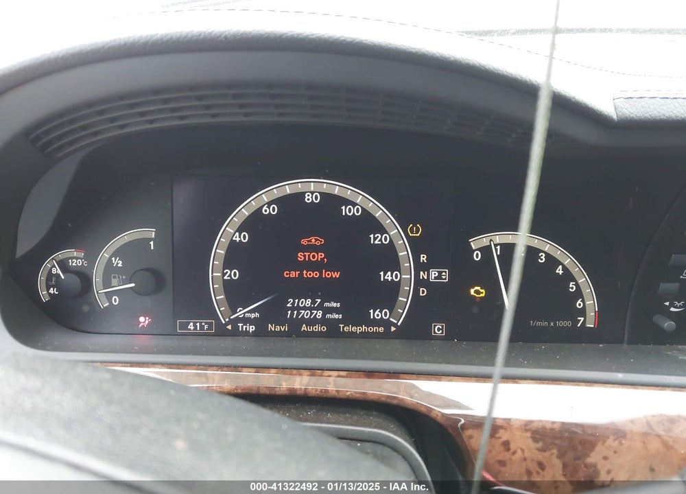 2007 MERCEDES-BENZ S 550 VIN: WDDNG71X57A057858