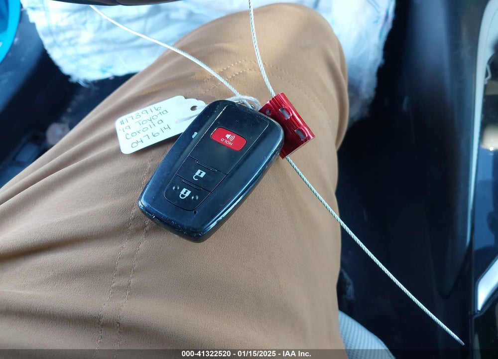 2019 TOYOTA COROLLA VIN: JTNK4RBE5K3047614