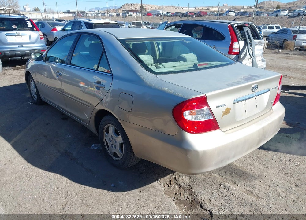 2002 TOYOTA CAMRY LE V6 VIN: 4T1BF32K62U530861
