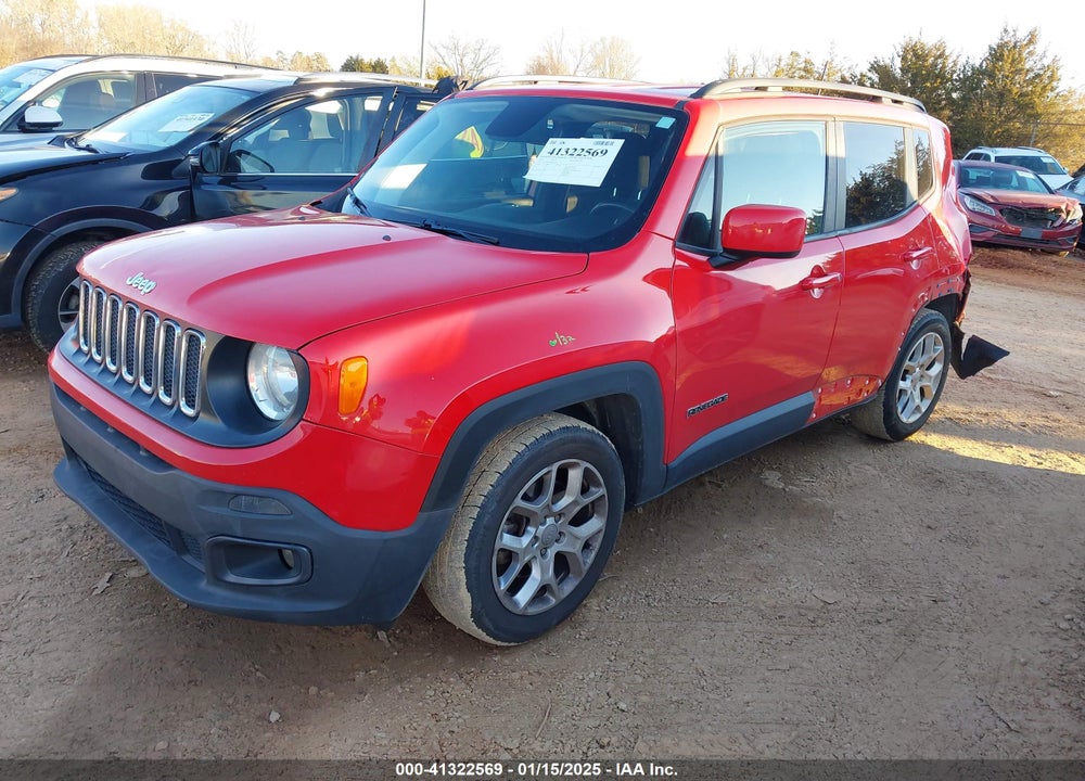 2018 JEEP RENEGADE LATITUDE FWD VIN: ZACCJABB3JPJ56797