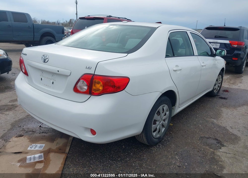 2009 TOYOTA COROLLA LE VIN: JTDBL40E299033416