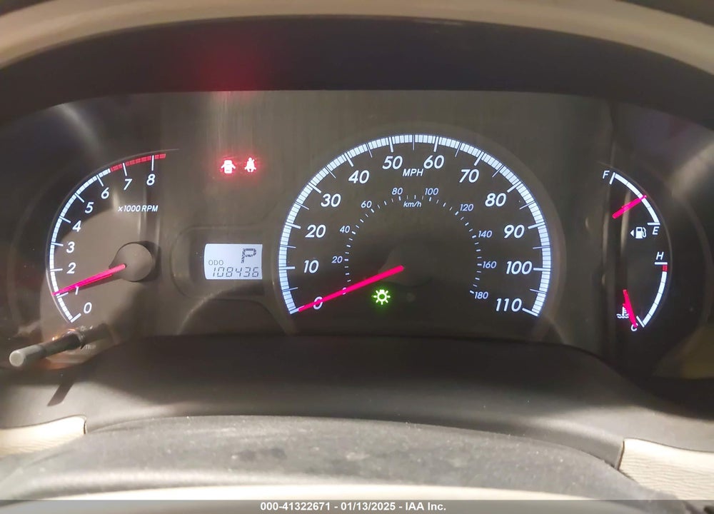 2013 TOYOTA SIENNA LE 7 PASSENGER VIN: 5TDJK3DC2DS049479