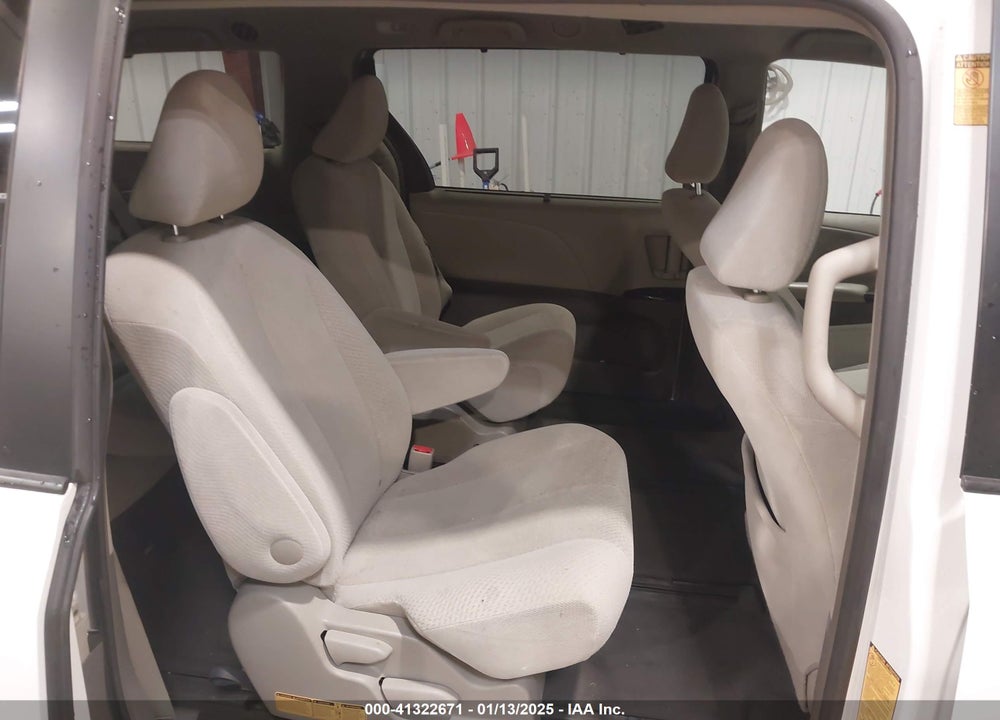 2013 TOYOTA SIENNA LE 7 PASSENGER VIN: 5TDJK3DC2DS049479