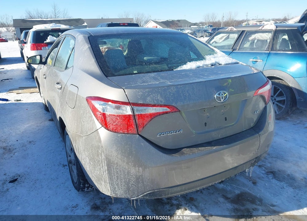 2015 TOYOTA COROLLA LE VIN: 2T1BURHE0FC346761