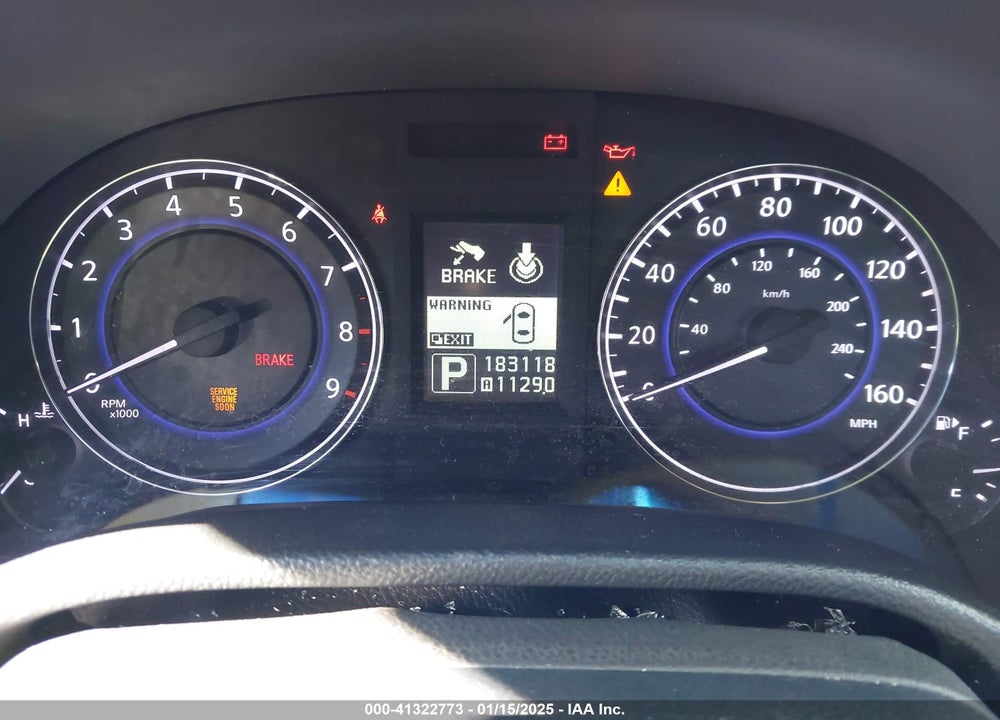 2011 INFINITI G37 JOURNEY VIN: JN1CV6EK0BM213007