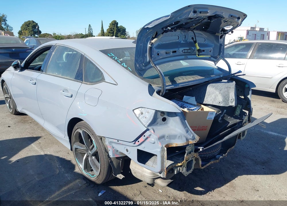 2022 HONDA ACCORD SPORT VIN: 1HGCV1F39NA051893