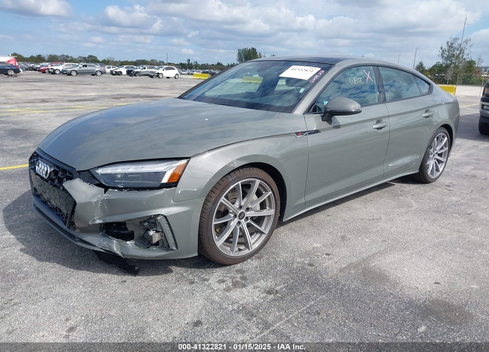 2025 AUDI A5 SPORTBACK PREMIUM 45 TFSI S LINE QUATTRO S TRONIC VIN: WAUDACF53SA007425