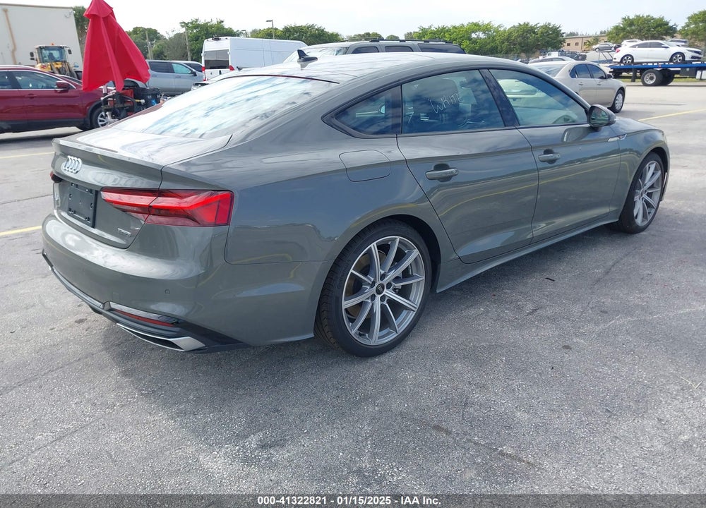 2025 AUDI A5 SPORTBACK PREMIUM 45 TFSI S LINE QUATTRO S TRONIC VIN: WAUDACF53SA007425
