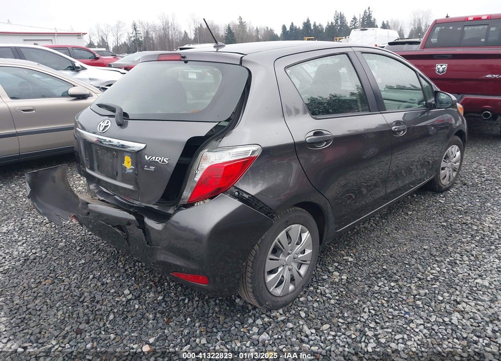 2012 TOYOTA YARIS VIN: JTDKTUD34CD513700