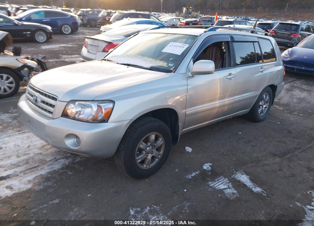 2004 TOYOTA HIGHLANDER V6 VIN: JTEEP21A640062735