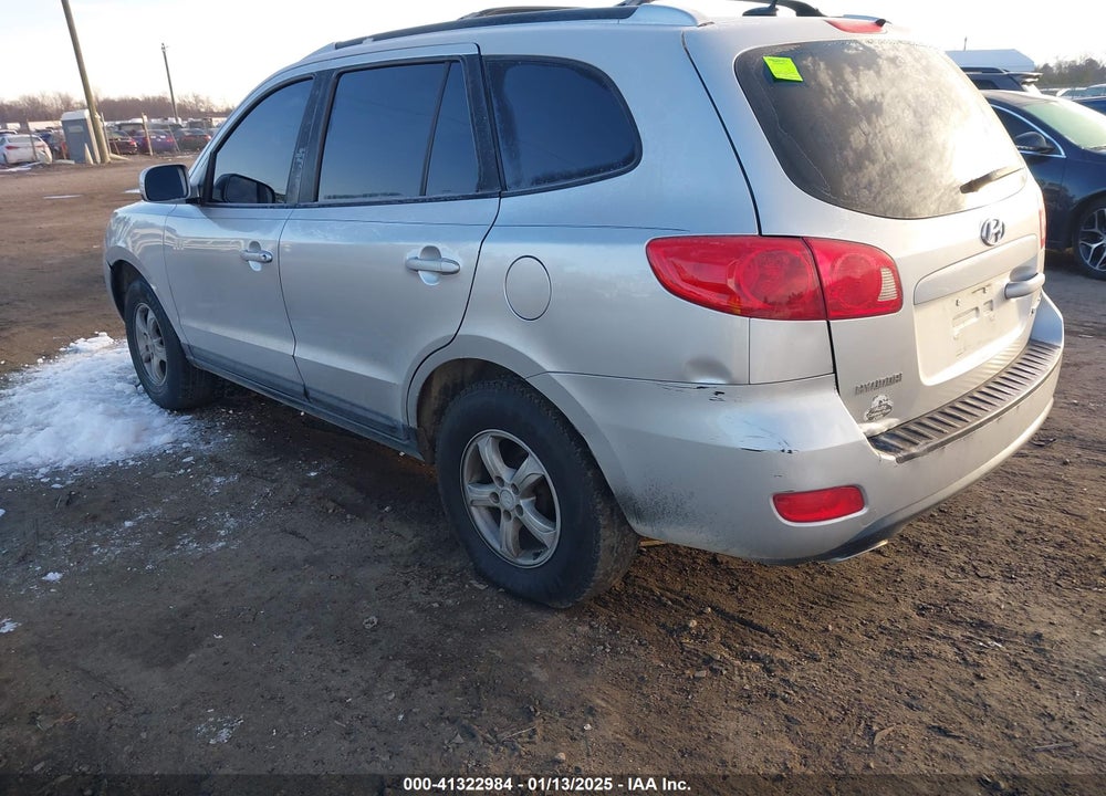 2007 HYUNDAI SANTA FE GLS VIN: 5NMSG13D77H088242