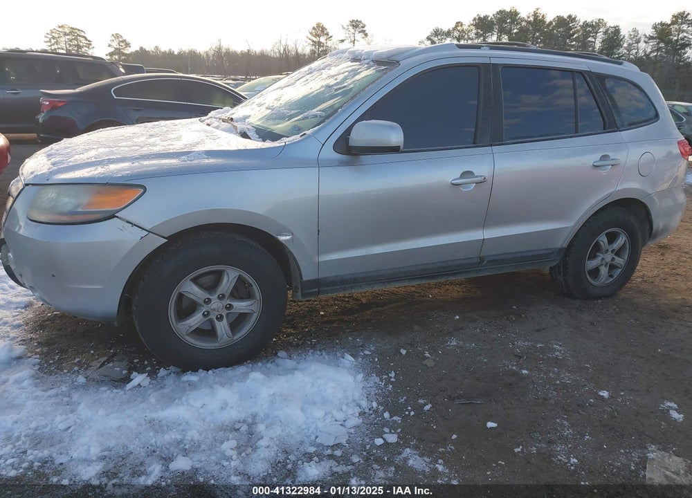 2007 HYUNDAI SANTA FE GLS VIN: 5NMSG13D77H088242