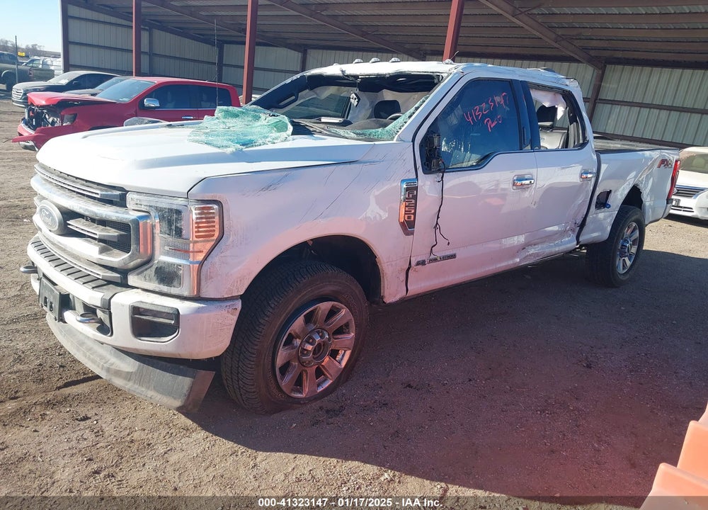 2022 FORD F-250 PLATINUM VIN: 1FT7W2BT3NEF77115
