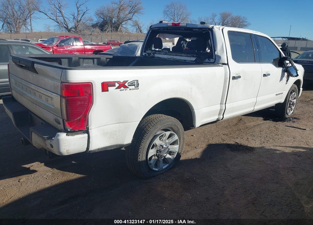 2022 FORD F-250 PLATINUM VIN: 1FT7W2BT3NEF77115