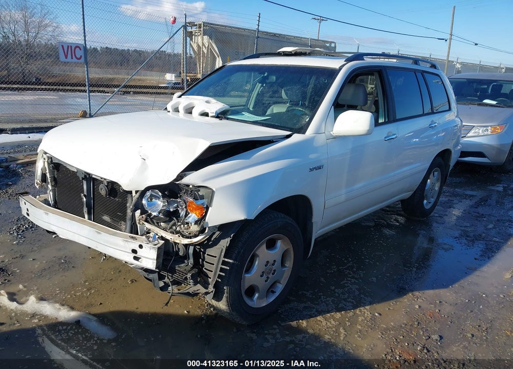 2006 TOYOTA HIGHLANDER SPORT V6 VIN: JTEEP21A860169160
