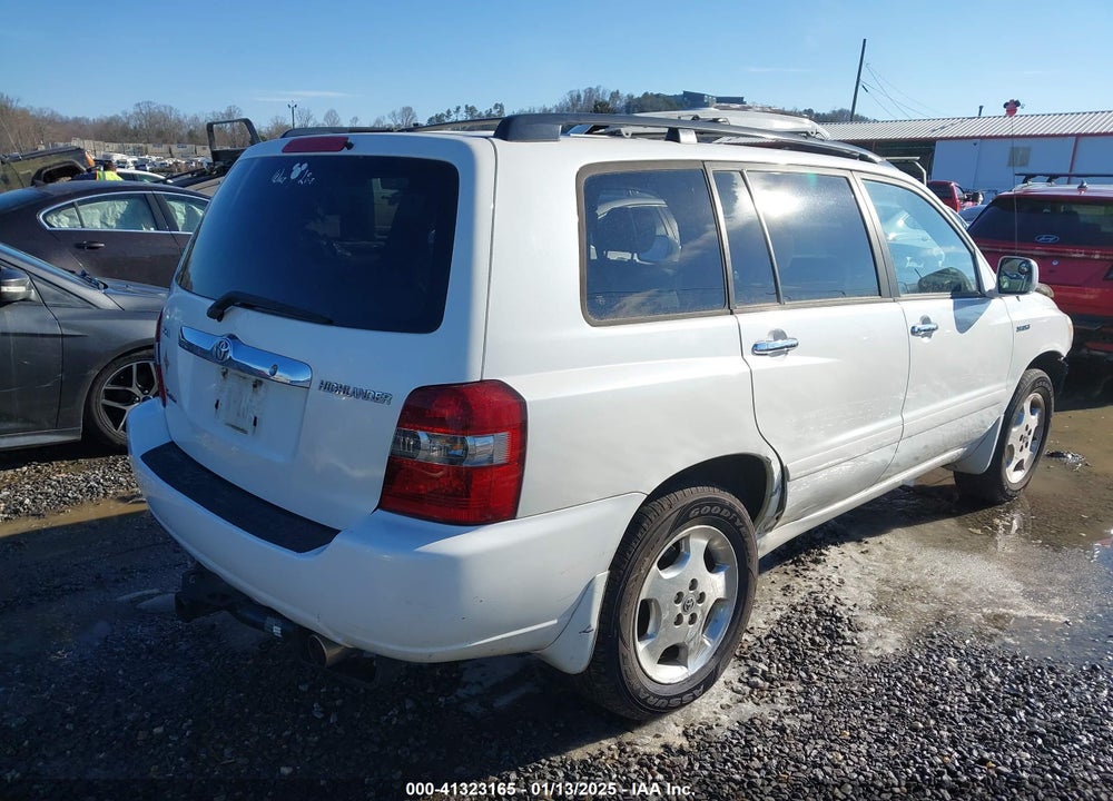 2006 TOYOTA HIGHLANDER SPORT V6 VIN: JTEEP21A860169160