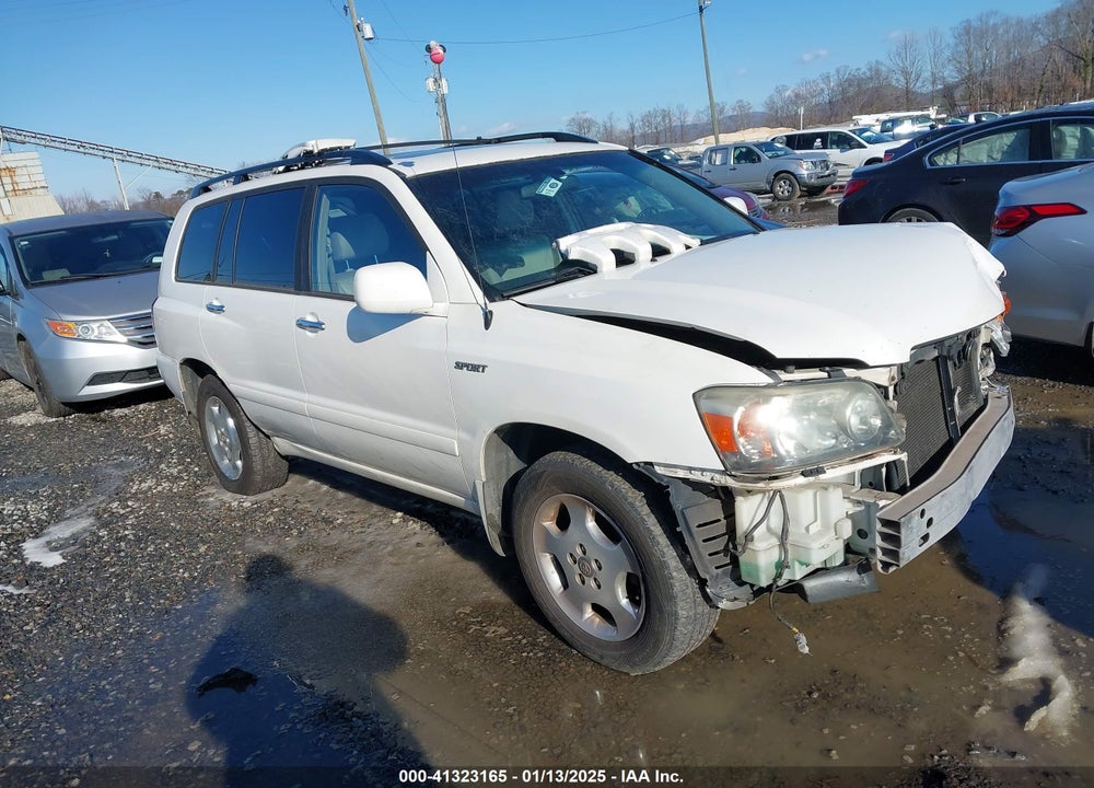 2006 TOYOTA HIGHLANDER SPORT V6 VIN: JTEEP21A860169160