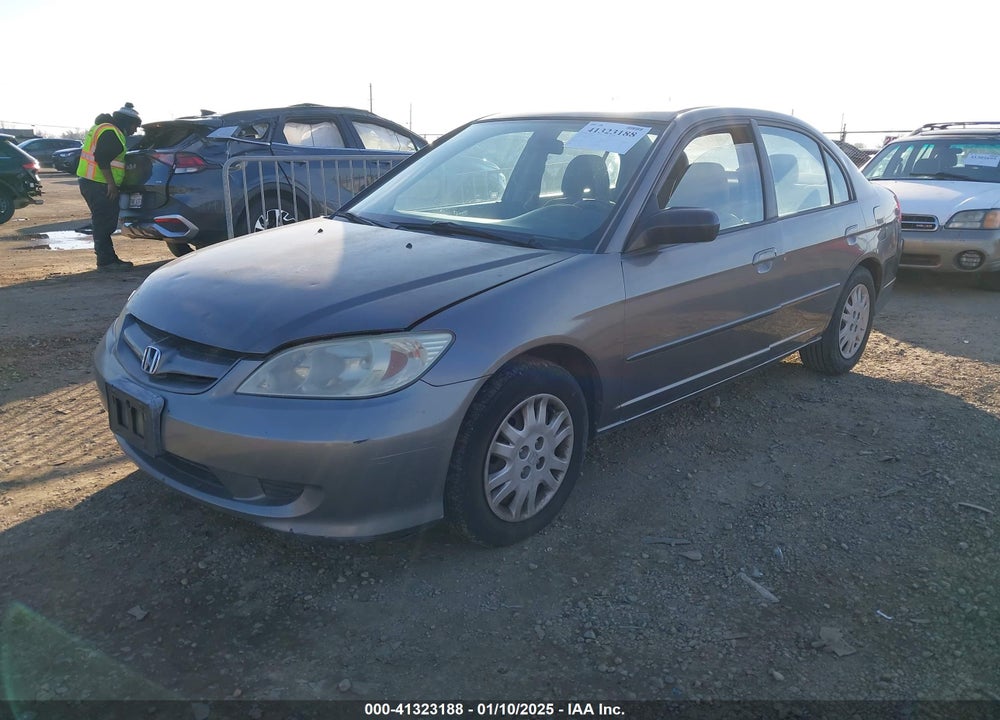 2004 HONDA CIVIC LX VIN: 2HGES16504H583343