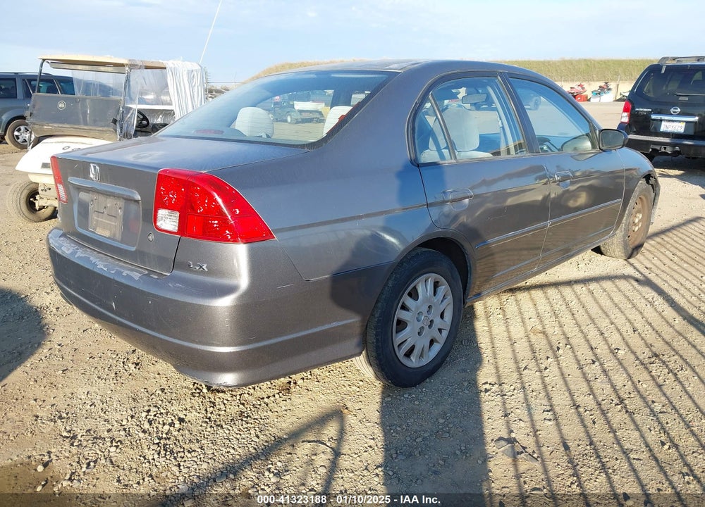2004 HONDA CIVIC LX VIN: 2HGES16504H583343
