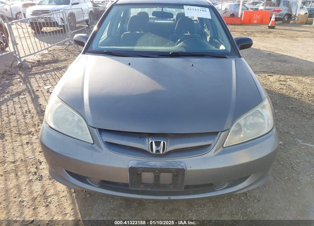 2004 HONDA CIVIC LX VIN: 2HGES16504H583343