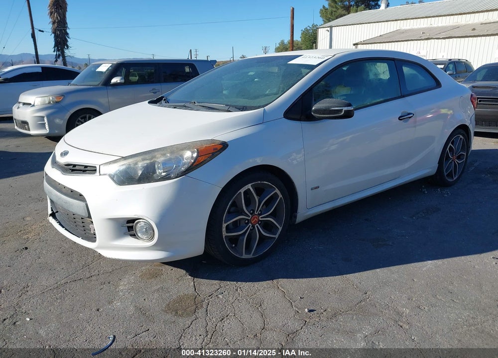 2016 KIA FORTE KOUP SX VIN: KNAFZ6A32G5657310