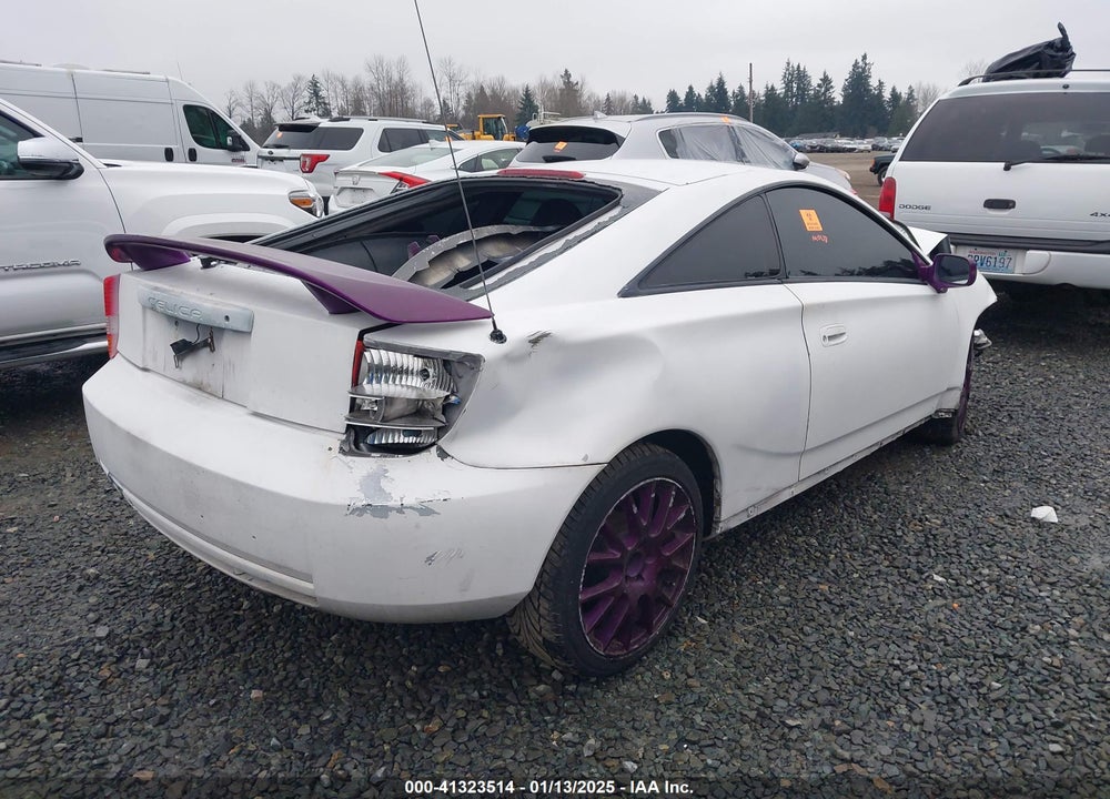 2000 TOYOTA CELICA GT VIN: JTDDR32T0Y0048674