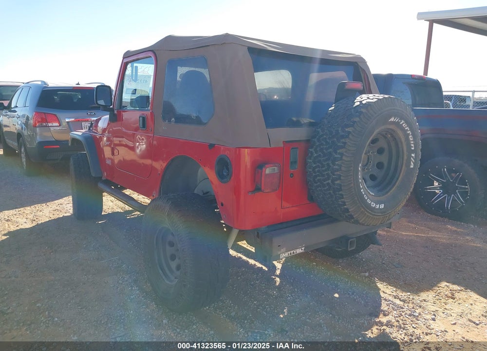 2002 JEEP WRANGLER SPORT VIN: 1J4FA49S82P734182