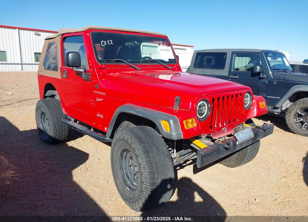 2002 JEEP WRANGLER SPORT VIN: 1J4FA49S82P734182