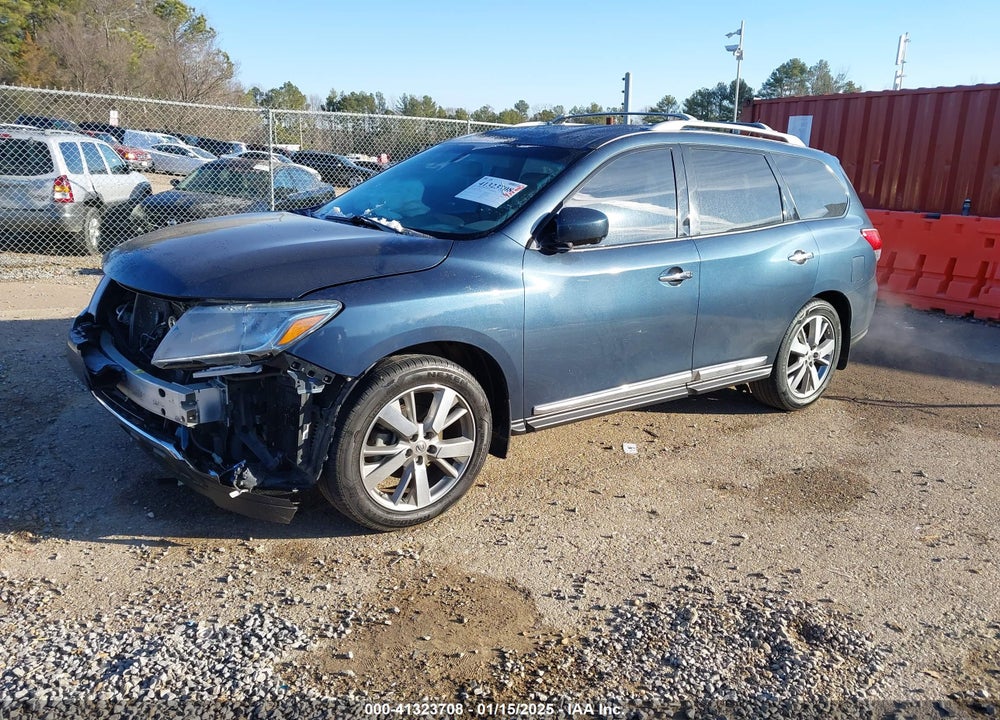 2014 NISSAN PATHFINDER PLATINUM VIN: 5N1AR2MN4EC636305