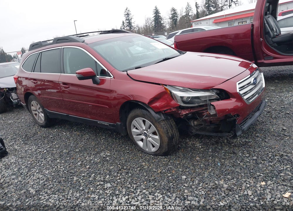 2016 SUBARU OUTBACK 2.5I PREMIUM VIN: 4S4BSAHC1G3290955