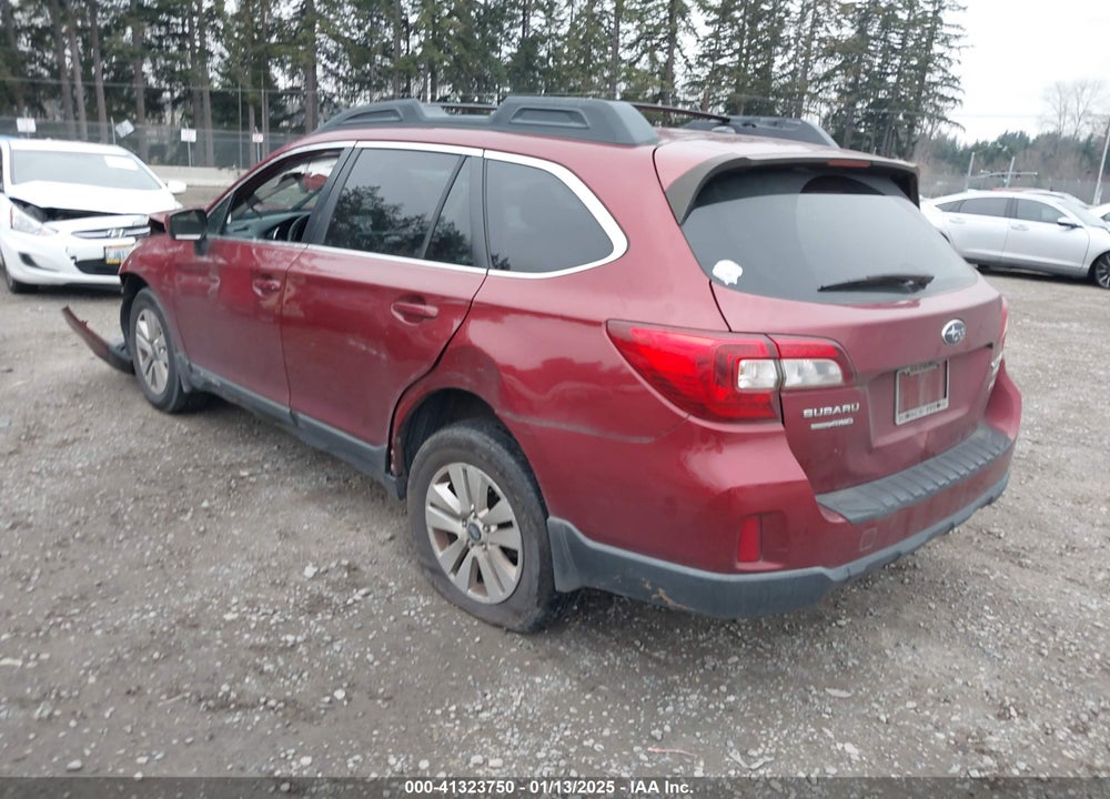 2015 SUBARU OUTBACK 2.5I PREMIUM VIN: 4S4BSACC9F3337462