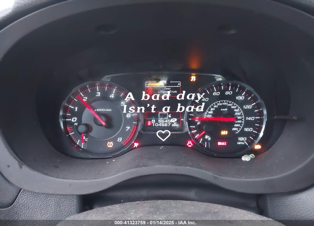 2018 SUBARU WRX VIN: JF1VA1A62J9816173