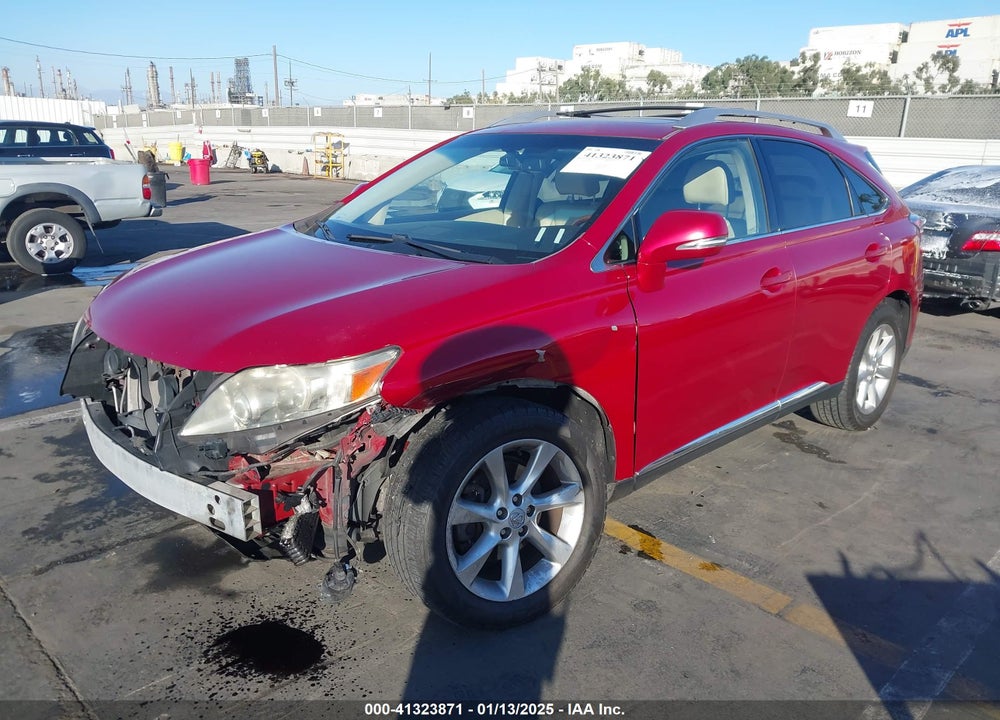 2010 LEXUS RX 350 VIN: JTJZK1BA3A2001627