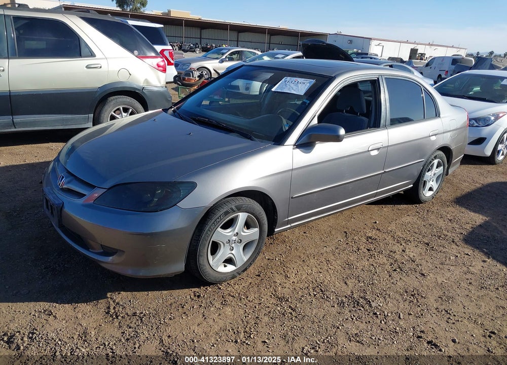 2004 HONDA CIVIC EX VIN: 1HGES26884L013707