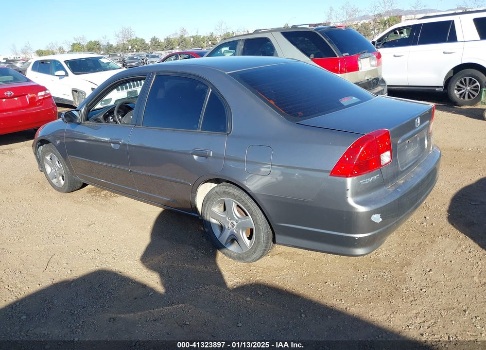 2004 HONDA CIVIC EX VIN: 1HGES26884L013707