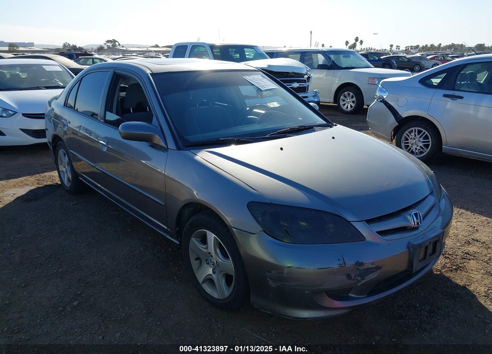 2004 HONDA CIVIC EX VIN: 1HGES26884L013707
