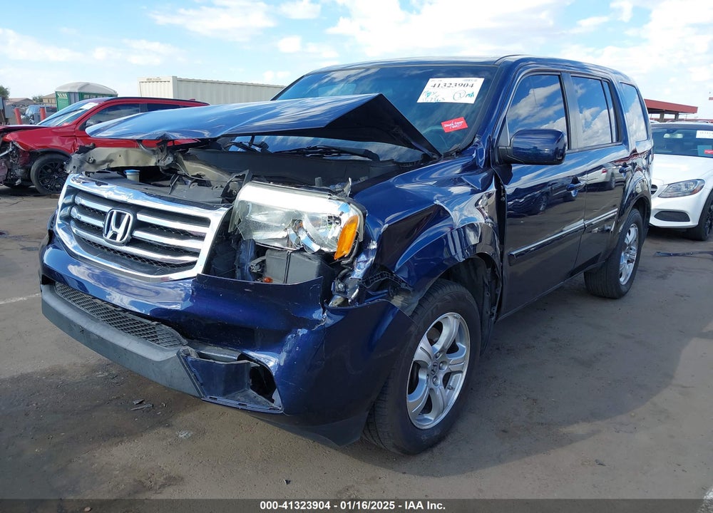 2013 HONDA PILOT EX VIN: 5FNYF3H45DB027941