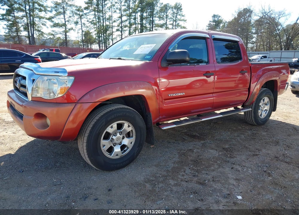 2005 TOYOTA TACOMA DOUBLE CAB PRERUNNER VIN: 5TEJU62N55Z078107
