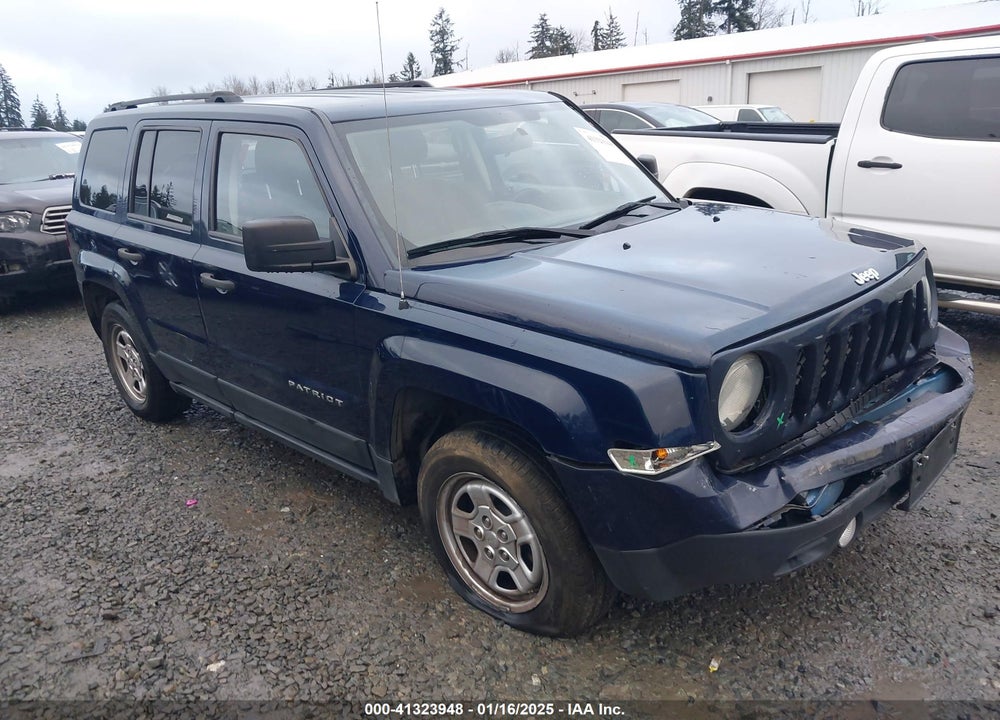 2013 JEEP PATRIOT SPORT VIN: 1C4NJPBA3DD130158